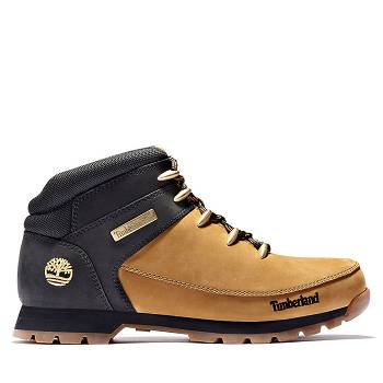 Timberland Férfi Euro Sprint Hiker Túrabakancs Teve / Fekete